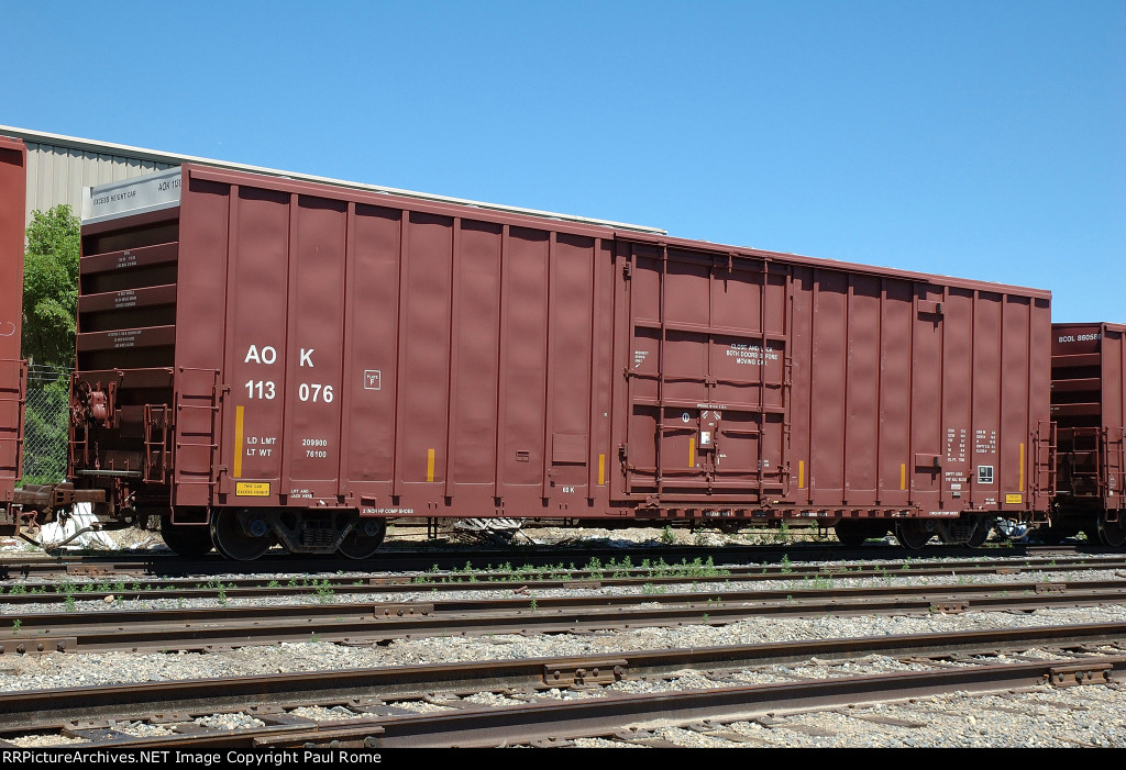 AOK 113076, on the Illinois RailNet